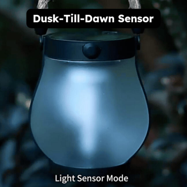 Solar Flame Lantern | Flickering Firelight, No Fire Required